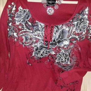 Avenue long sleeve t shirt size 30/32